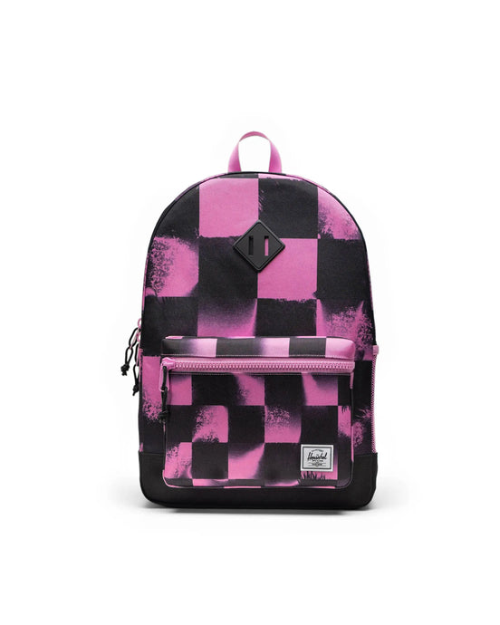 Herschel Youth Backpack Stencil Check Opera Mauve