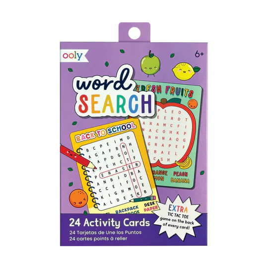 Word Search Activity Cards