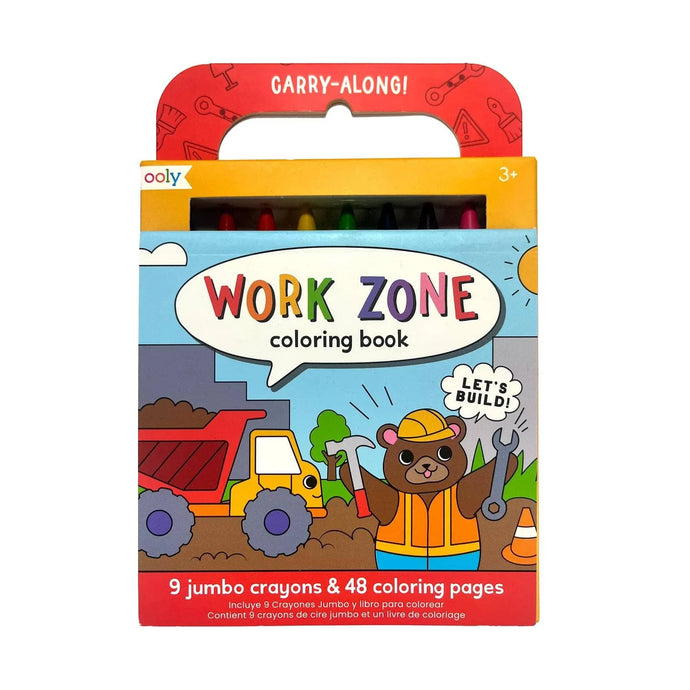 Carry Along Work Zone Coloring Book