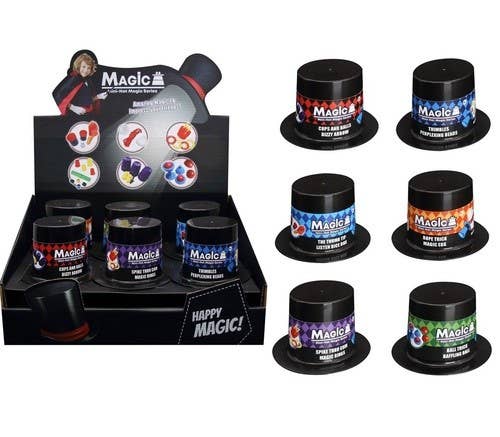 Magicians Hat with Set of Tricks