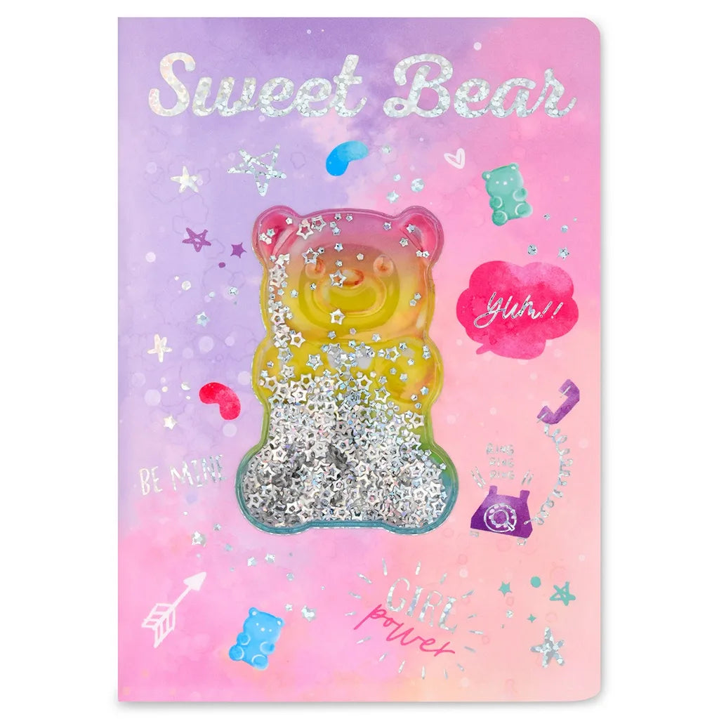 Gummy Bear Shaky Glitter Journal