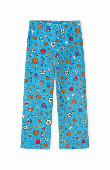 Boys Sports Printed Plush Looungewear