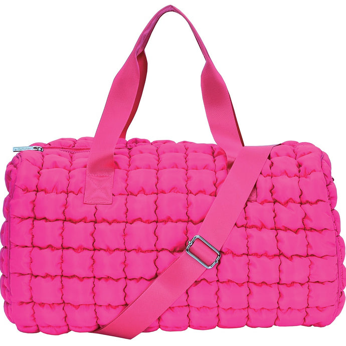 Pretty Pink Puffy Duffle