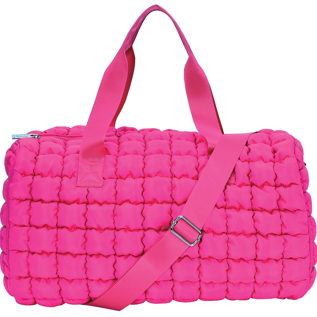 Pretty Pink Puffy Duffle