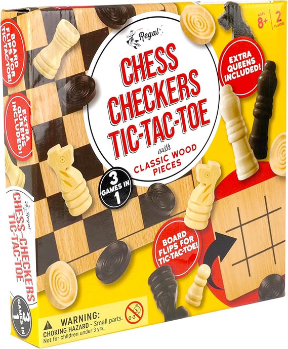 Chess Checkers Tic-Tac Toe