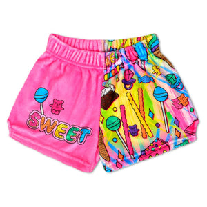 Corey Paige I Love Candy Plush Shorts