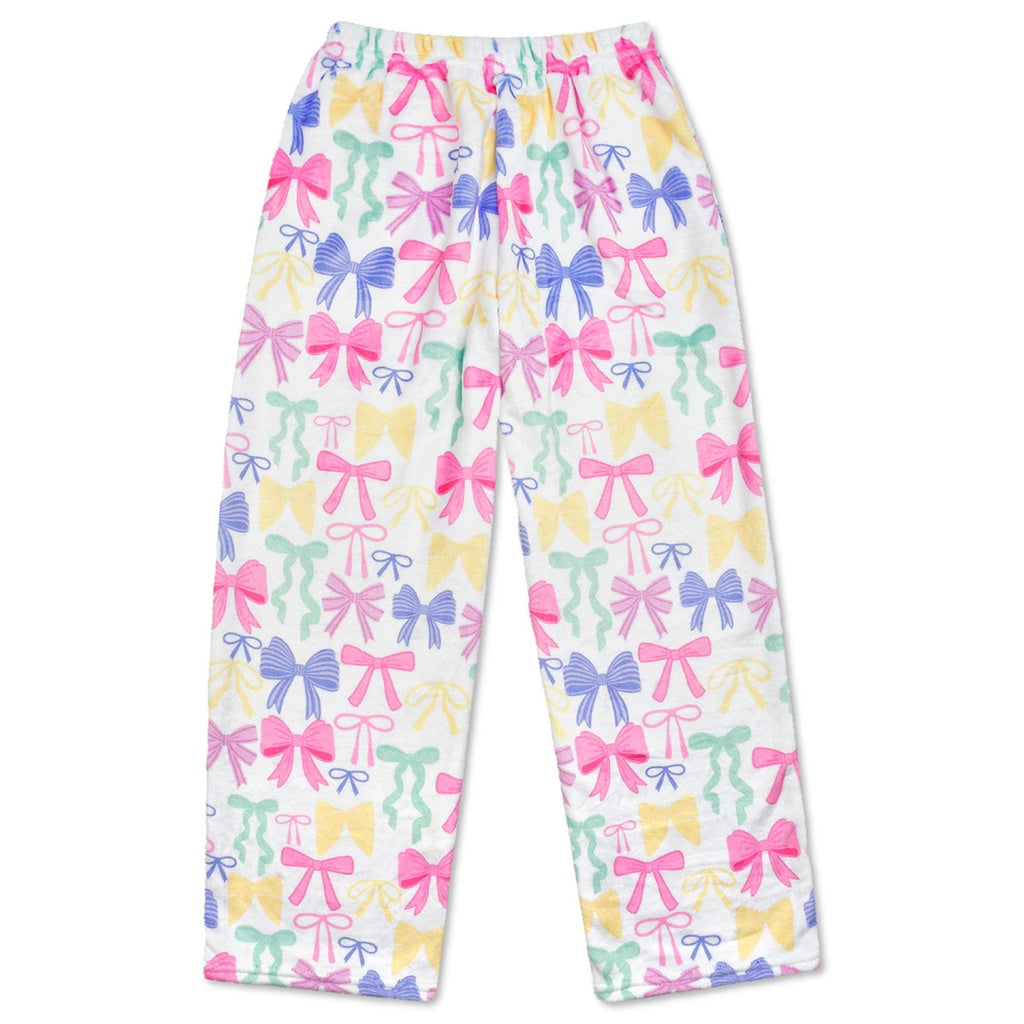 Pretty Bows Plush Pyjama Pants