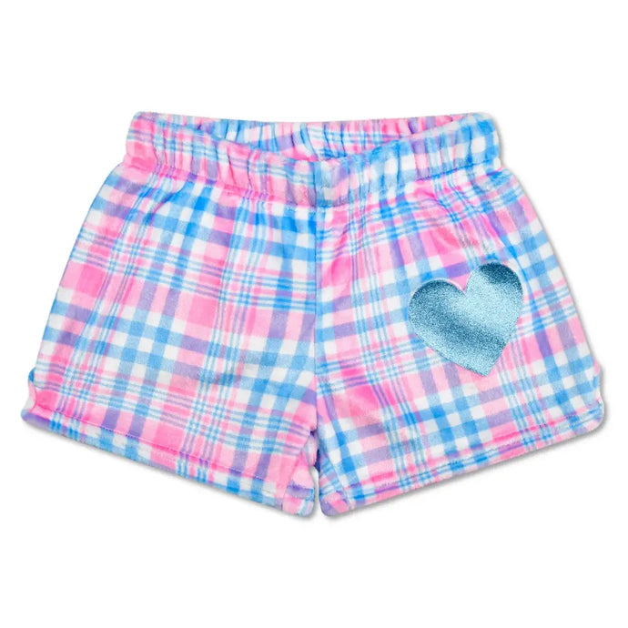 Theme pink Varsity Plush Shorts