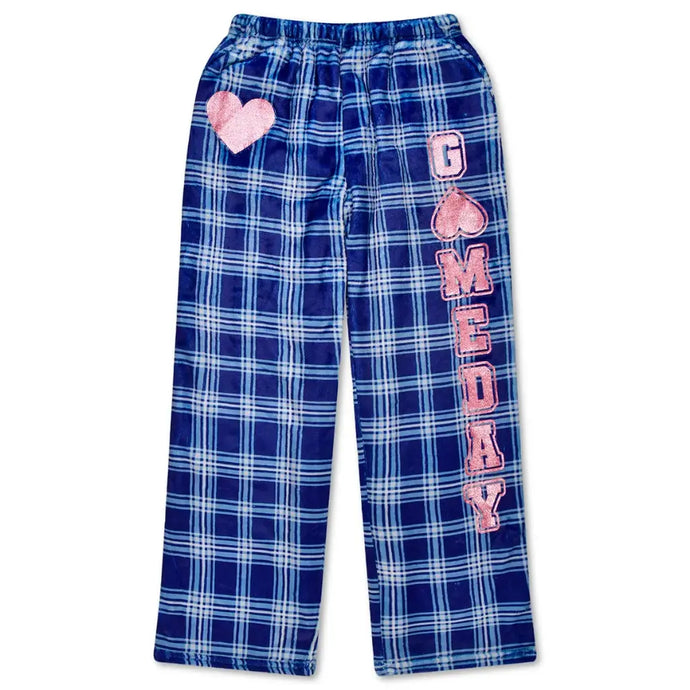 Theme Varsity Blue Plush Pants