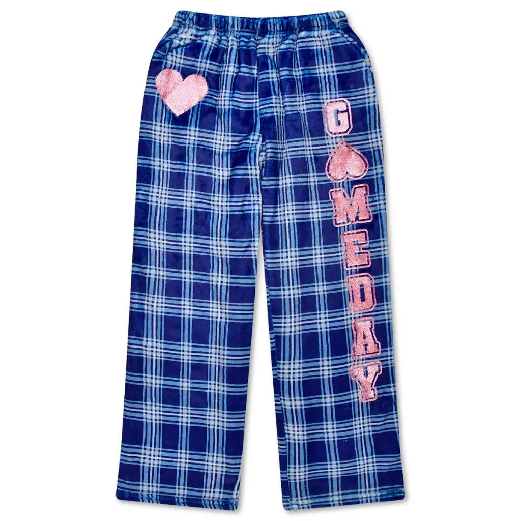Theme Varsity Blue Plush Pants