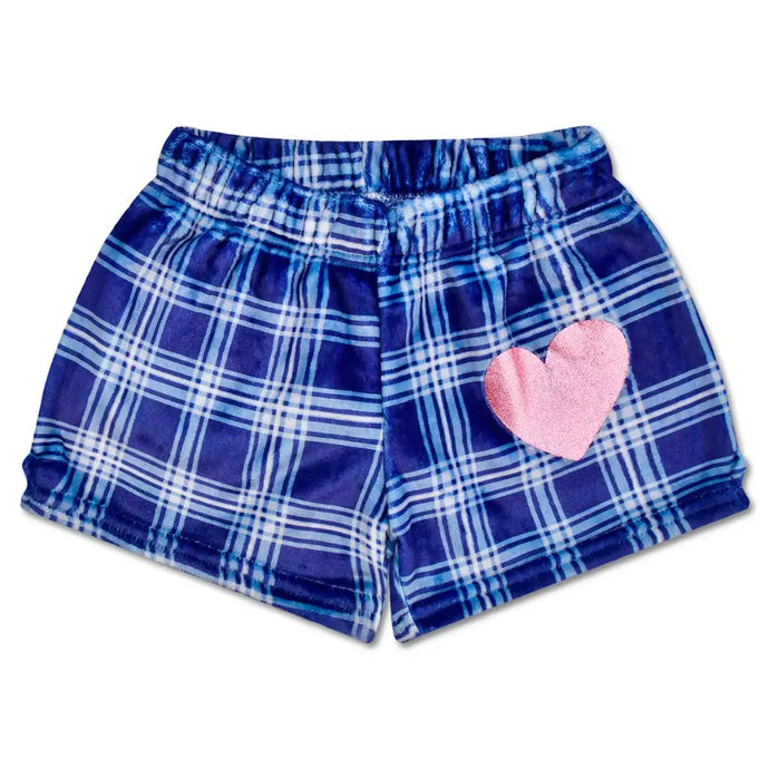 Theme Blue Varsity Plush Shorts