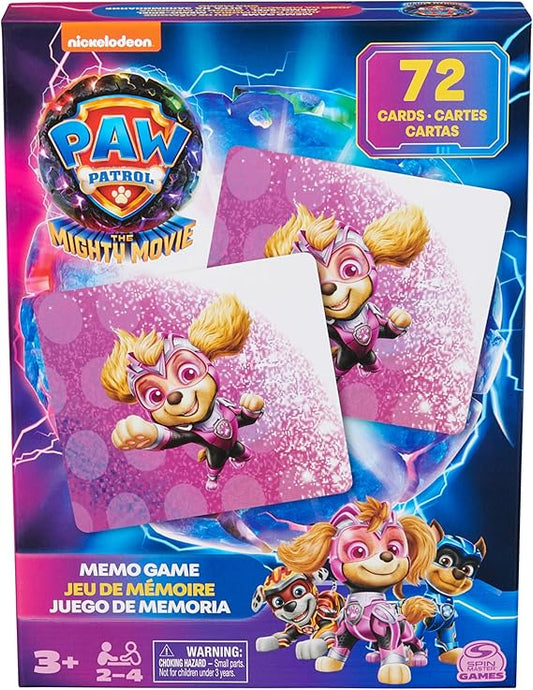 Paw Patrol The Mighty Movie Memo Game