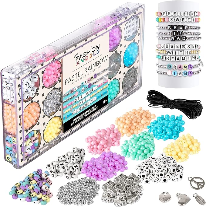 Fashion Angels Tell Your Story Alphabet Beads Pastel