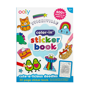 Stickiville color-in Sticker Book