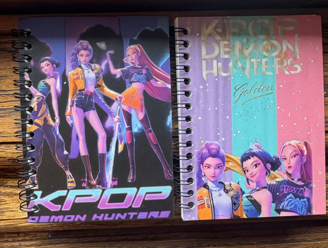 K Pop Demon Hunters Notebooks