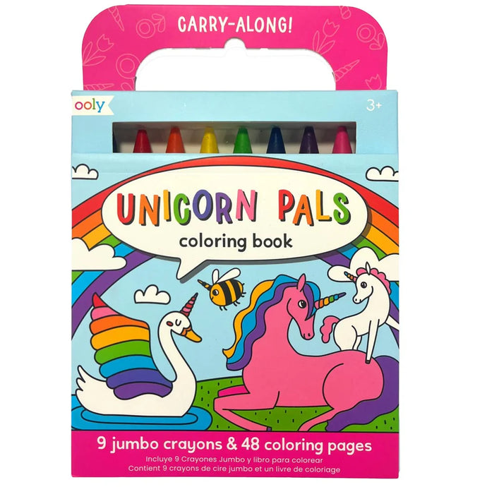 Carry Along Unicorn Pals Coloring Book