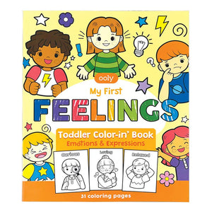 My First Feelings Toddler Color in Book