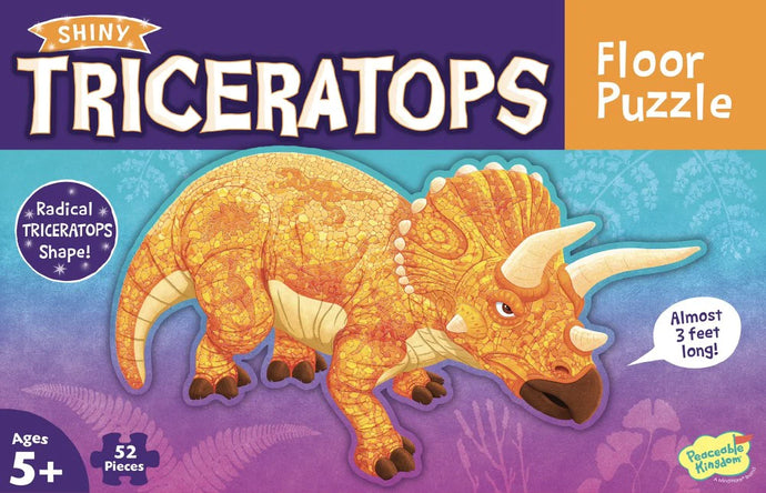 Floor Puzzle: Triceratops
